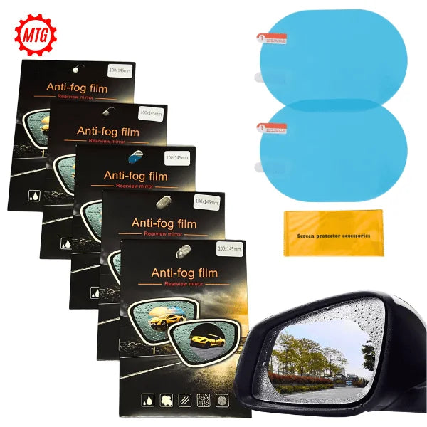 Anti-Fog Film for Car Side Mirrors