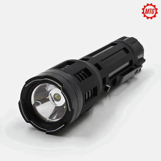 2-in-1 Taser with LED Flashlight - Rechargeable Stun Gun