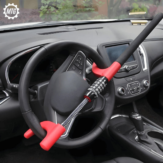 Premium 5-Digit Password Steering Lock – Heavy-Duty Anti-Theft Bar