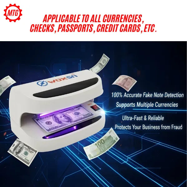 Fake Money Detector UV Lamp – 9W Powerful UV Lamp
