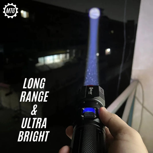 Original Ruilang RL-2211 Emergency Flashlight – Long Range Torch with Power Bank