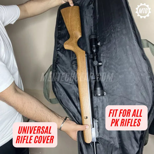 Heavy-Duty Rifle Cover 43” – Double Padded Gun Bag with Scope Space & Magazine Pouch