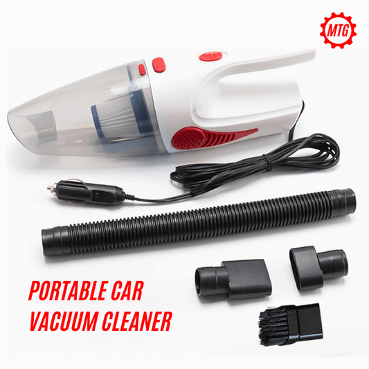 Portable Car Vacuum Cleaner – With Suction Pipe & Accessories