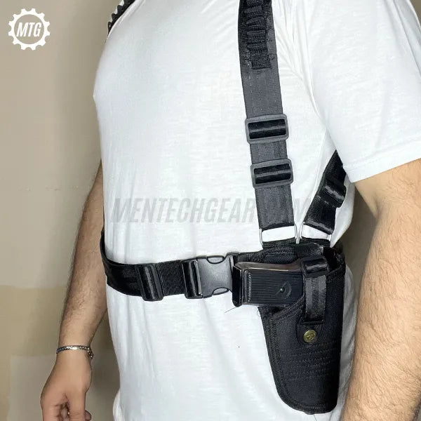 Double-Sided Shoulder Holster – Adjustable Concealed Carry + FREE Cleaning Kit