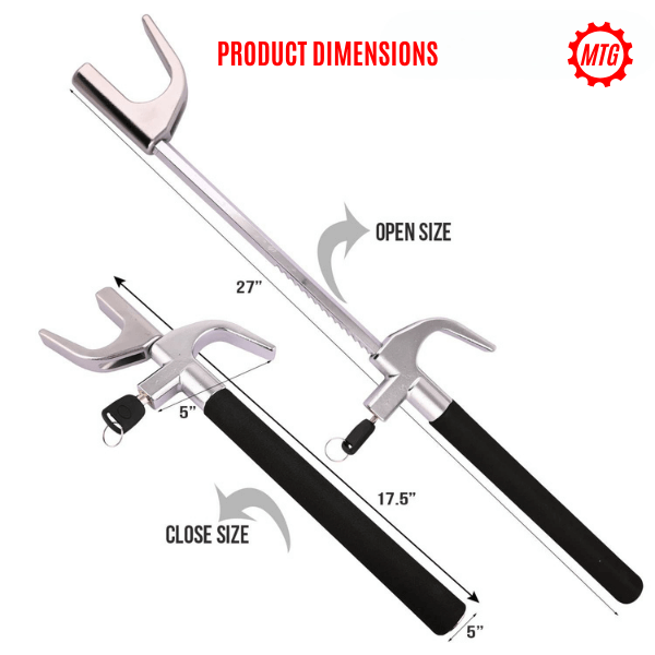 Car Steering Lock – Heavy-Duty Anti-Theft Security