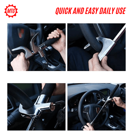 Car Steering Lock – Heavy-Duty Anti-Theft Security