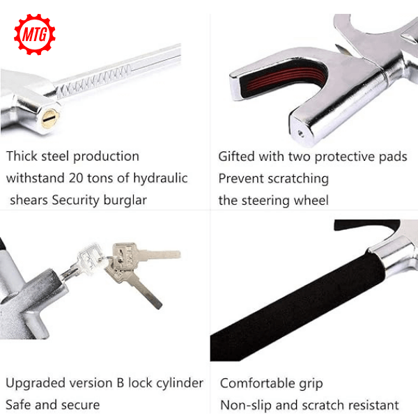 Car Steering Lock – Heavy-Duty Anti-Theft Security