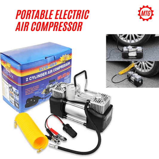 Portable Dual Cylinder Car Air Compressor
