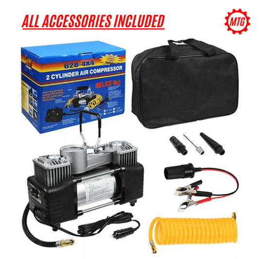 Portable Dual Cylinder Car Air Compressor