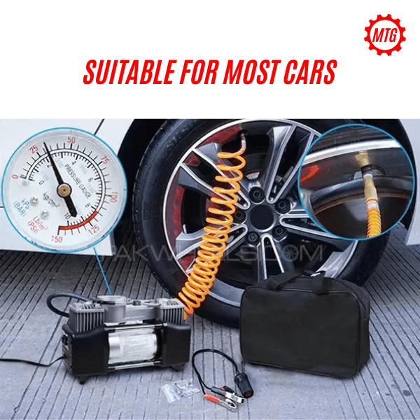 Portable Dual Cylinder Car Air Compressor