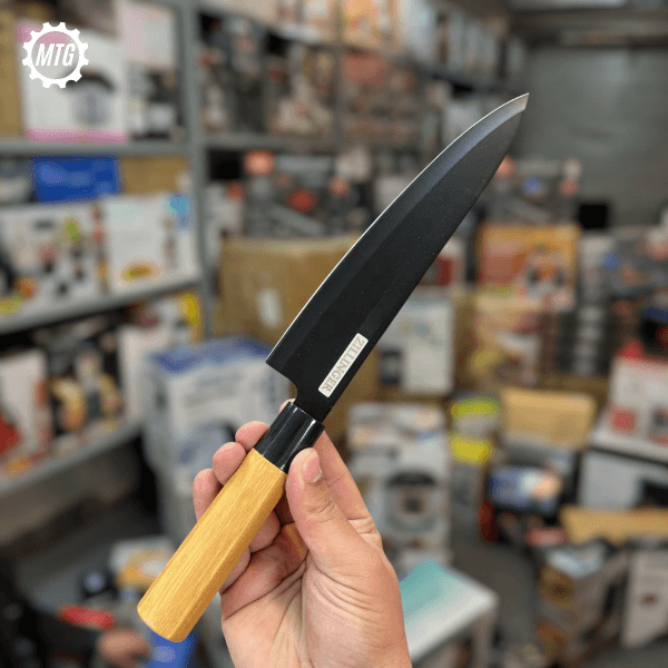 Japanese 4-Pcs Knife Set – Bamboo Handles & Stainless Steel