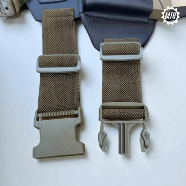 Pistol Holster Belt – Leather with Dual Magazine Holders
