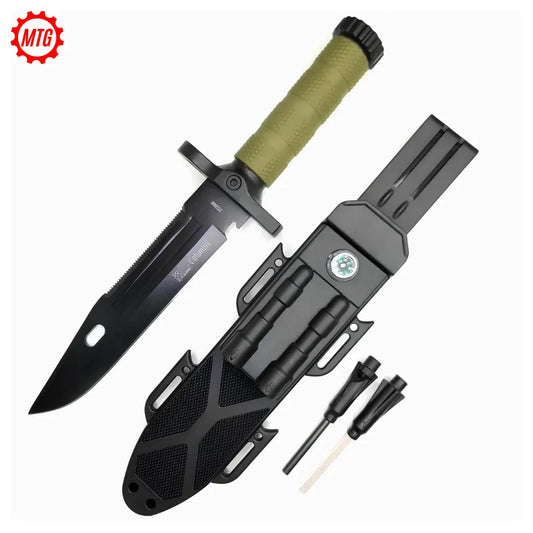 Imported Tactical Fixed Blade Hunting Knife | 7.5 Inches Carbon Steel Blade Dagger