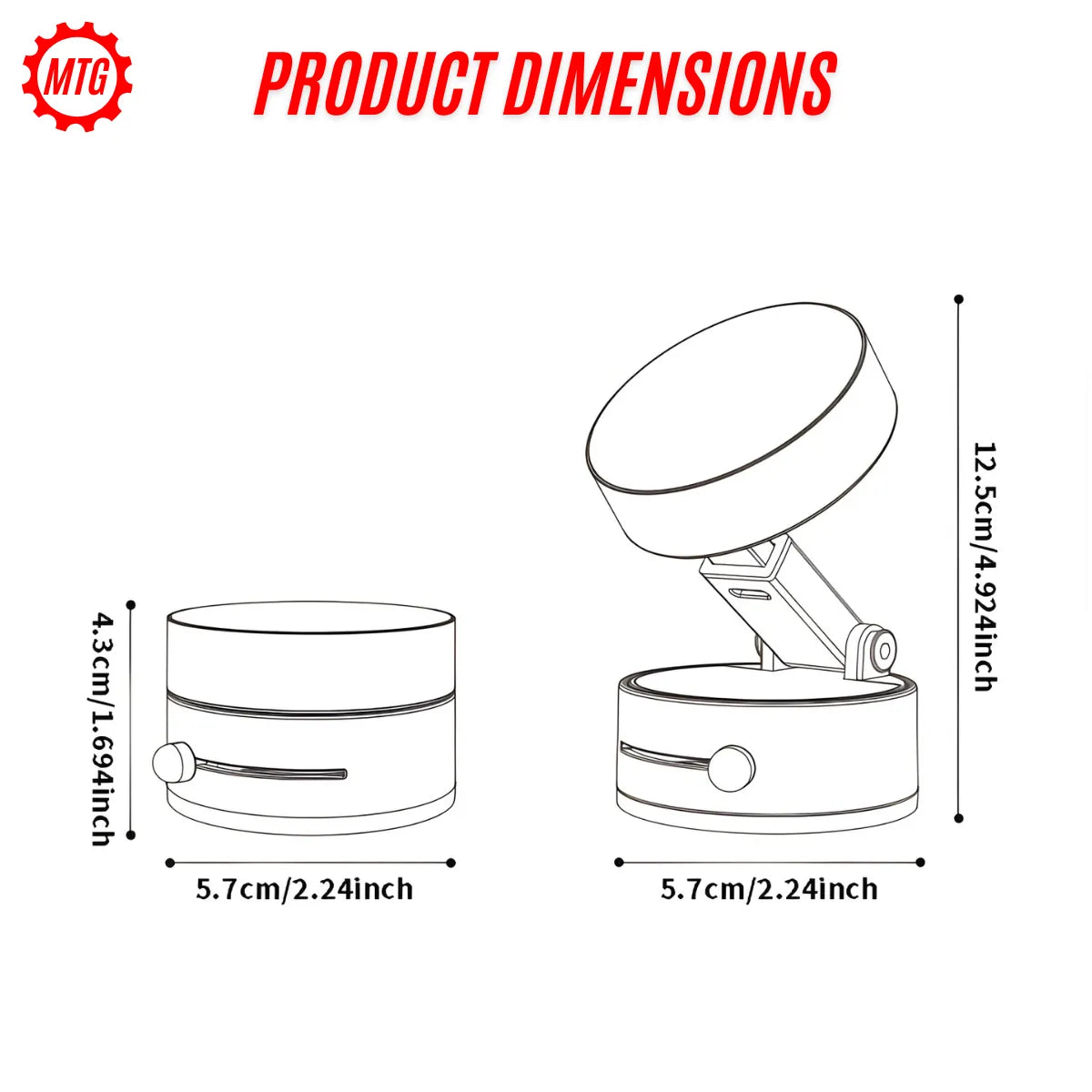 Magnetic Suction Phone Holder – Multi-Use Glass Mount (Car, Home & Office)