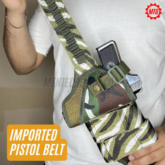 Imported Belly Band Pistol Holster – Concealed Carry Belt with Magazine + FREE Cleaning Kit