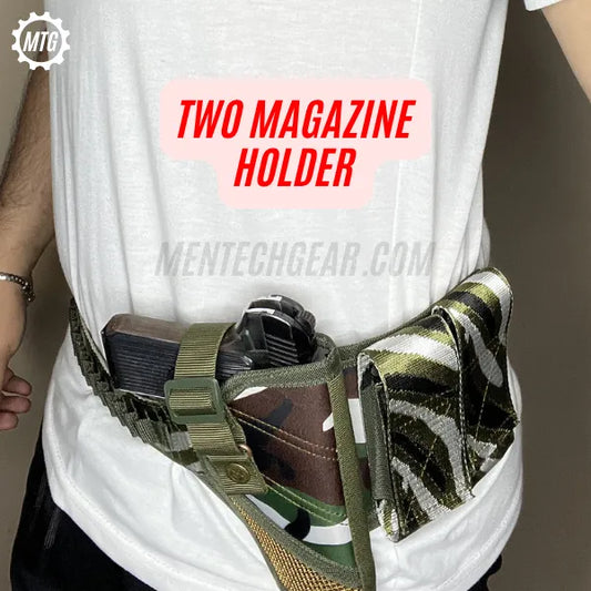 Imported Belly Band Pistol Holster – Concealed Carry Belt with Magazine + FREE Cleaning Kit