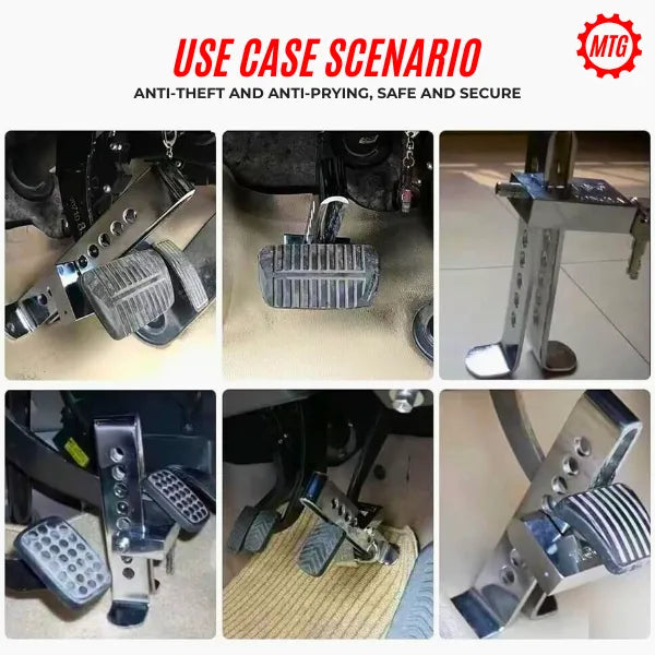 Heavy-Duty Pedal Lock Security Lock – Anti-Theft Car Brake & Clutch Lock