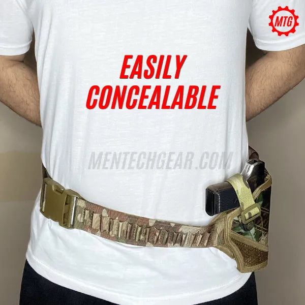 Imported Belly Band Pistol Holster – Concealed Carry Belt with Magazine + FREE Cleaning Kit