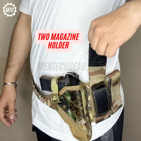 Imported Belly Band Pistol Holster – Concealed Carry Belt with Magazine + FREE Cleaning Kit