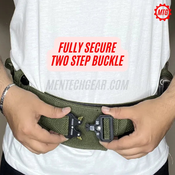 Elastic Belly Band Holster with Aluminium design lock & License Pocket + FREE Cleaning Kit