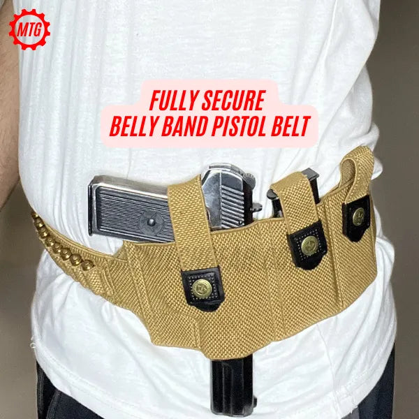 Elastic Belly Band Holster – Concealed Carry Belt with Magazine + FREE Cleaning Kit