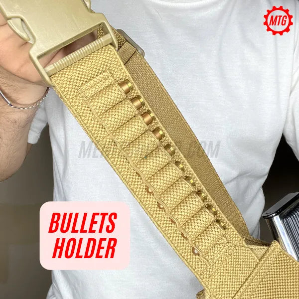 Elastic Belly Band Holster – Concealed Carry Belt with Magazine + FREE Cleaning Kit
