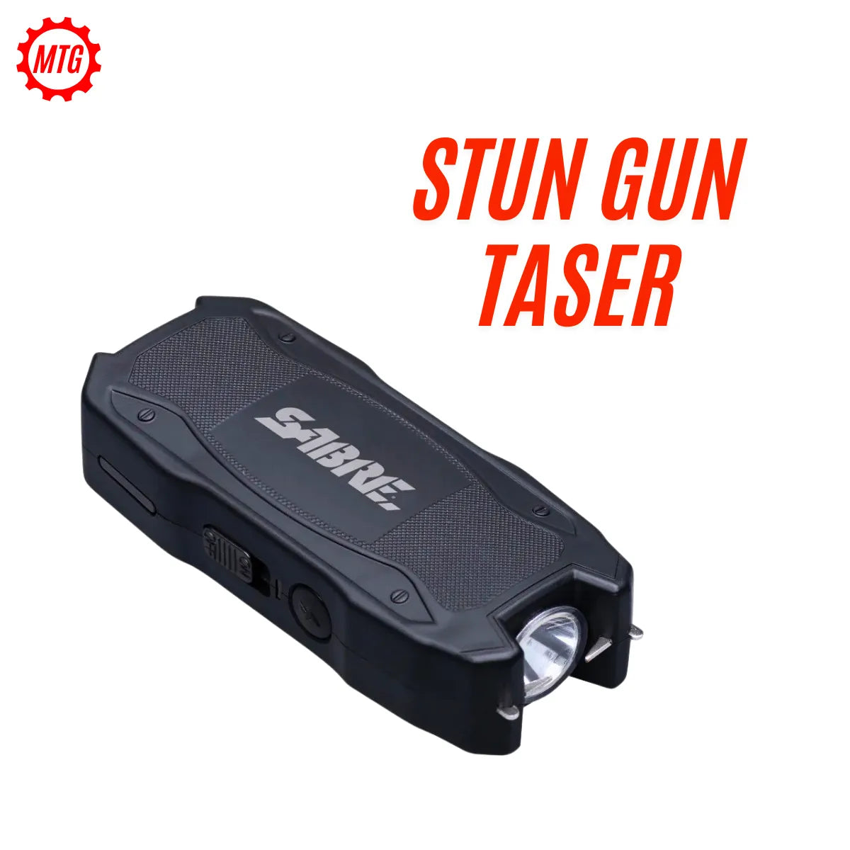 High-Voltage Stun Gun with Flashlight & Battery Indicator – Original Imported