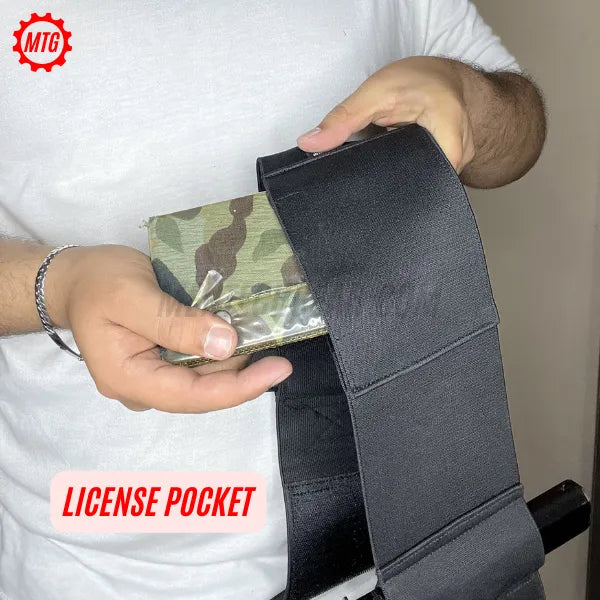 Elastic Belly Band Holster – Dual Lock Concealed Carry Belt + FREE Cleaning Kit
