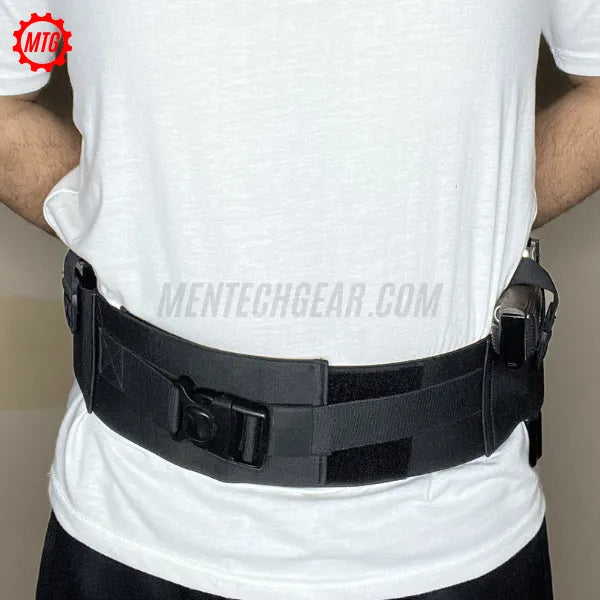 Elastic Belly Band Holster – Dual Lock Concealed Carry Belt + FREE Cleaning Kit
