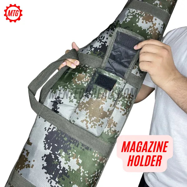Heavy-Duty Rifle Cover 43” – Double Padded Gun Bag with Scope Space & Magazine Pouch