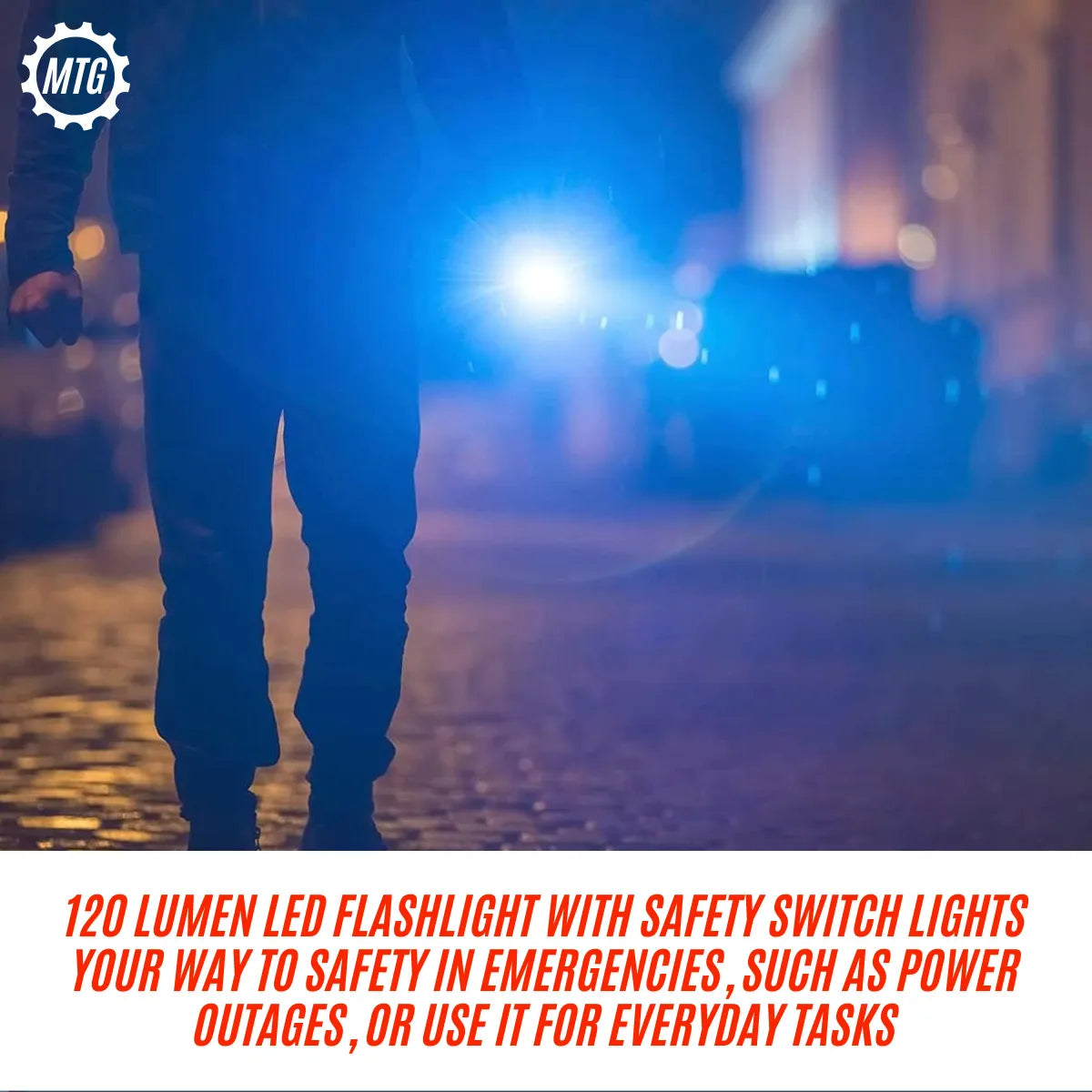 High-Voltage Stun Gun with Flashlight & Battery Indicator – Original Imported
