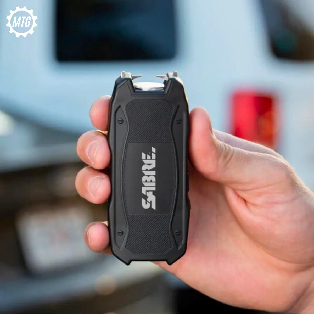 High-Voltage Stun Gun with Flashlight & Battery Indicator – Original Imported
