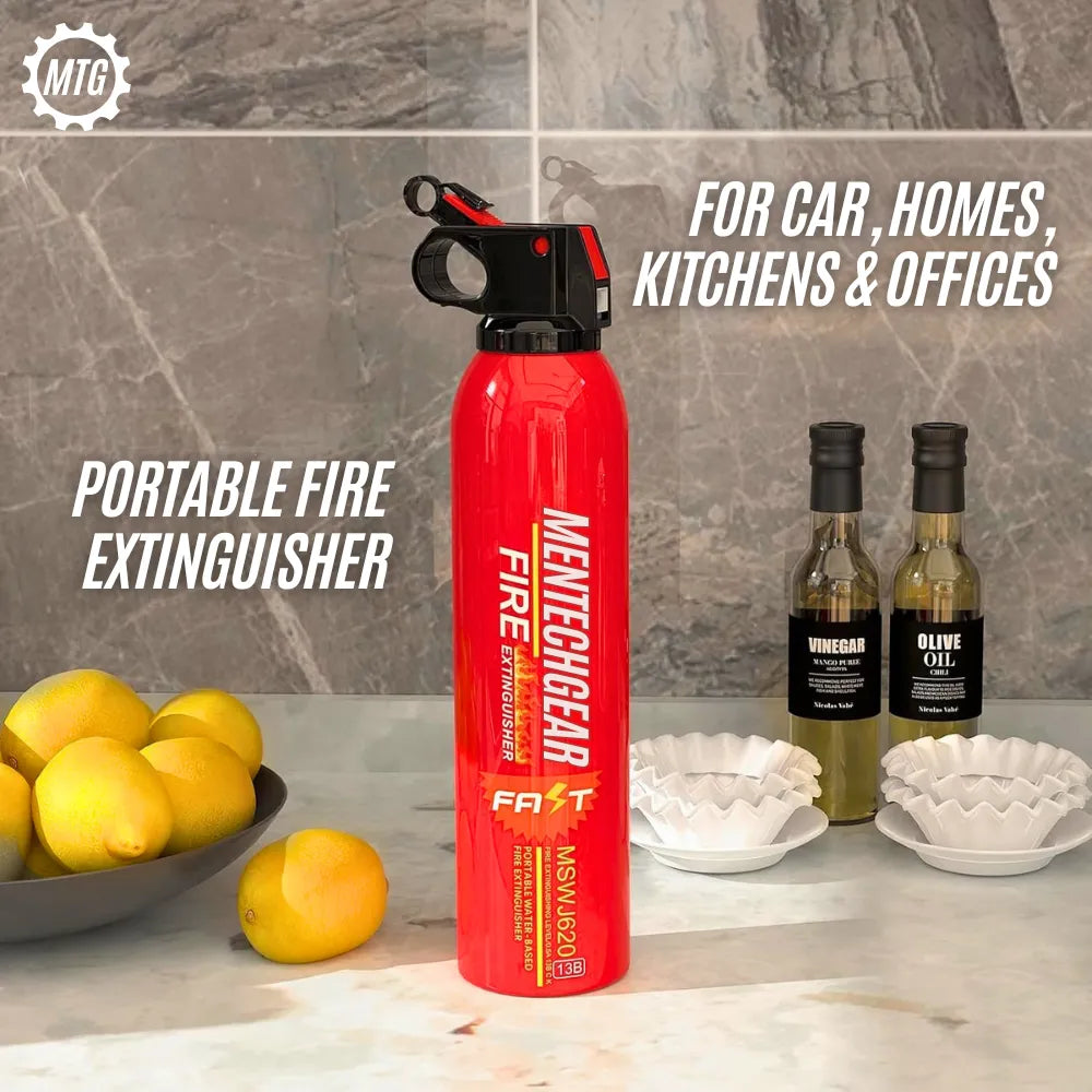 Portable Car & Home Fire Extinguisher – Quick Pull Safety Extinguisher