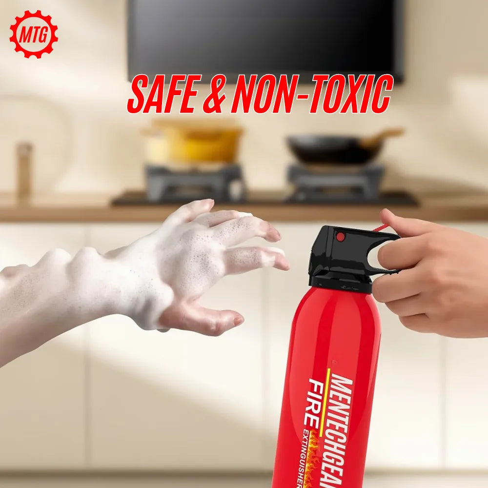 Portable Car & Home Fire Extinguisher – Quick Pull Safety Extinguisher