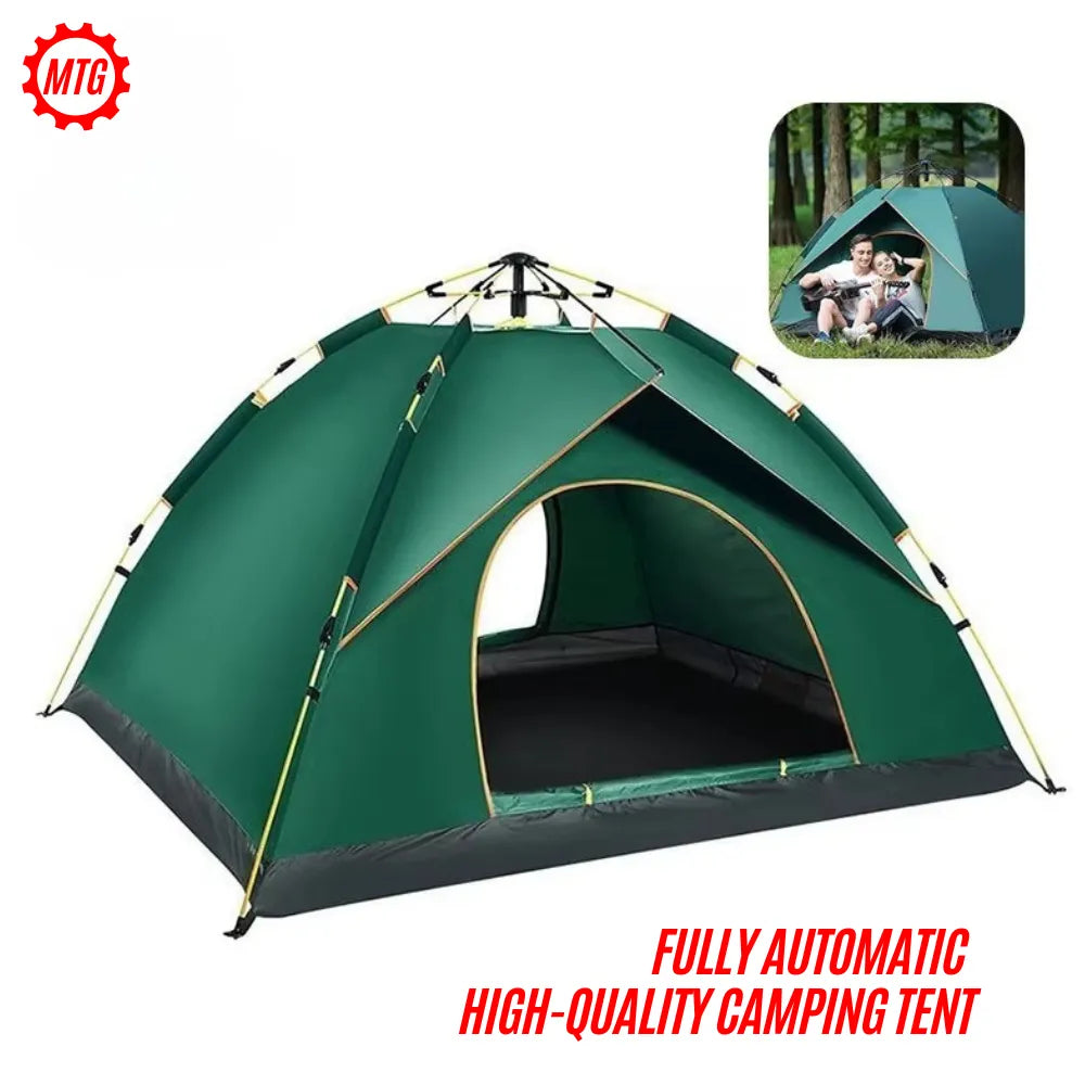 Automatic Camping Tent for 2-3 Persons | Waterproof Pop-Up Tent