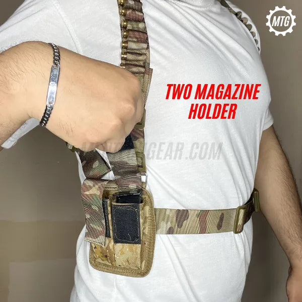 Double-Sided Shoulder Holster – Adjustable Concealed Carry + FREE Cleaning Kit