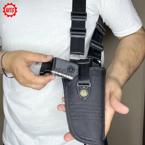 Double-Sided Shoulder Holster – Adjustable Concealed Carry + FREE Cleaning Kit