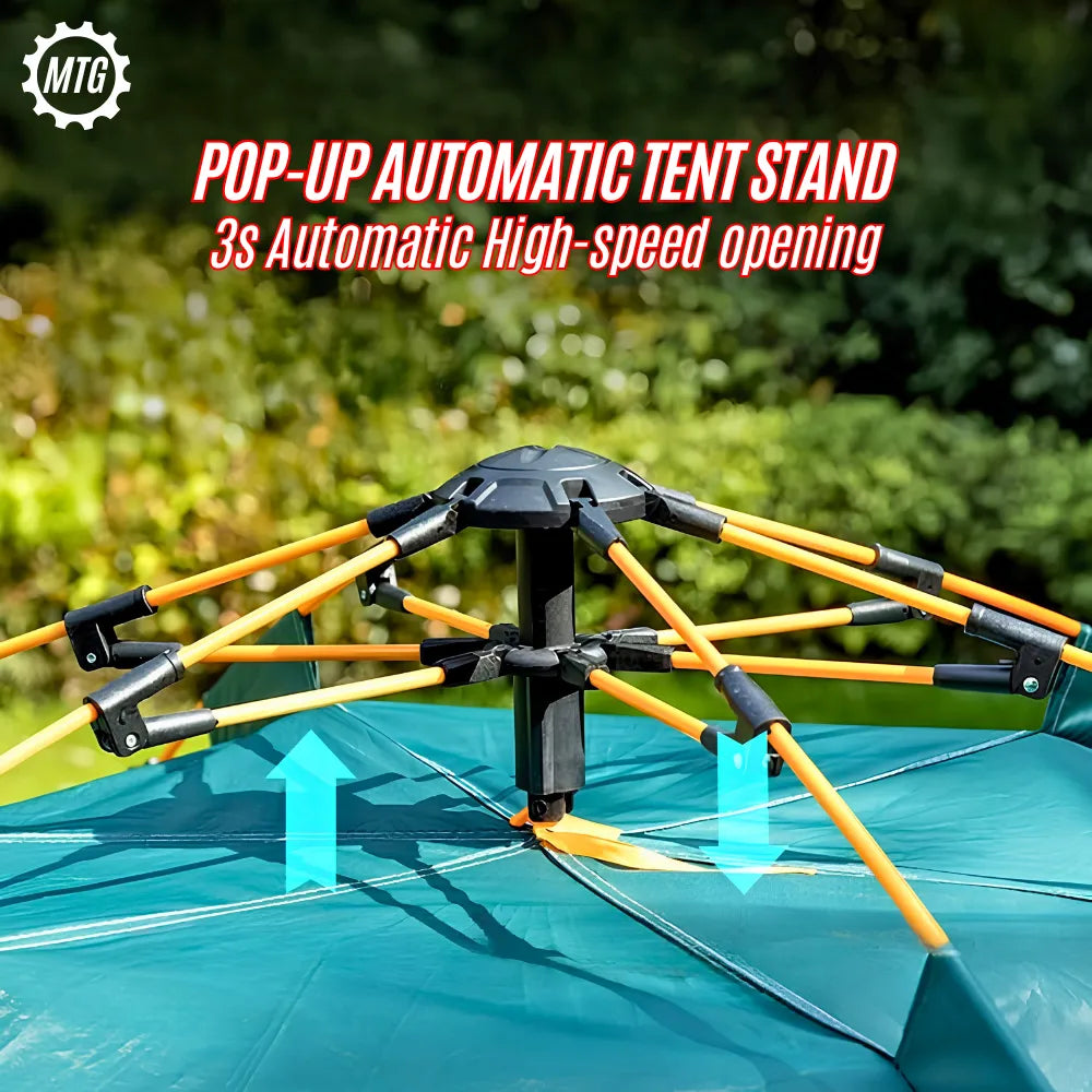 Automatic Camping Tent for 2-3 Persons | Waterproof Pop-Up Tent