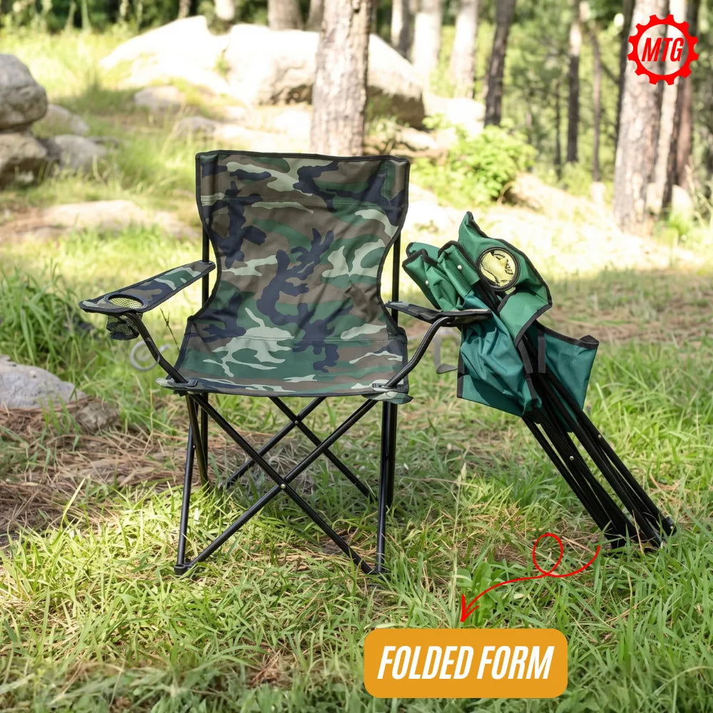 Imported Folding Camping Chair with Carry Bag – Portable Outdoor Chair