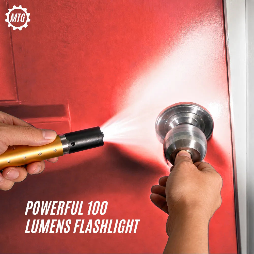 Mini Lipstick Stun Gun for Women – Concealed Self Defense Flashlight