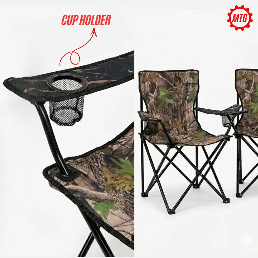Imported Folding Camping Chair with Carry Bag – Portable Outdoor Chair