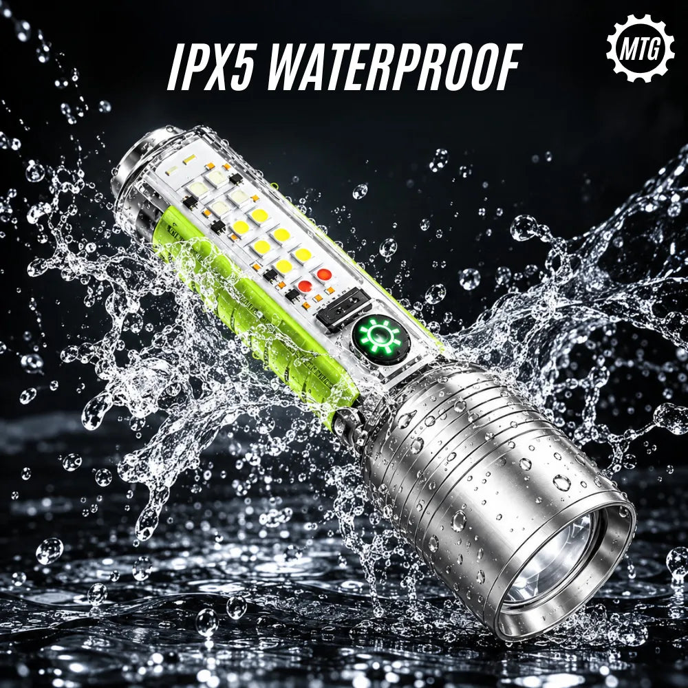 MTG BeamPro 520™ - Professional 7-Mode Rechargeable Flashlight