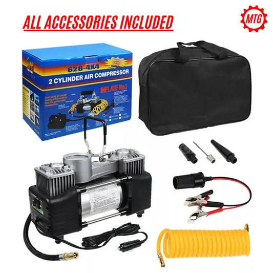 Portable Dual Cylinder Car Air Compressor
