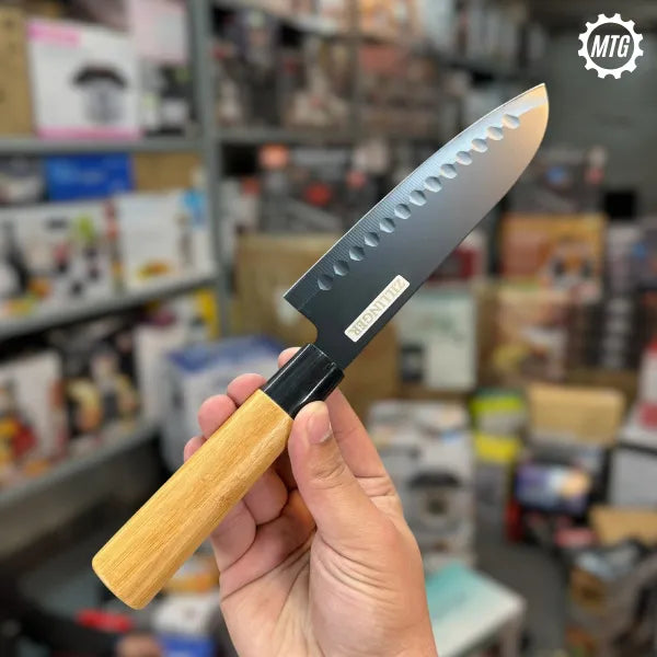 Japanese 4-Pcs Knife Set – Bamboo Handles & Stainless Steel